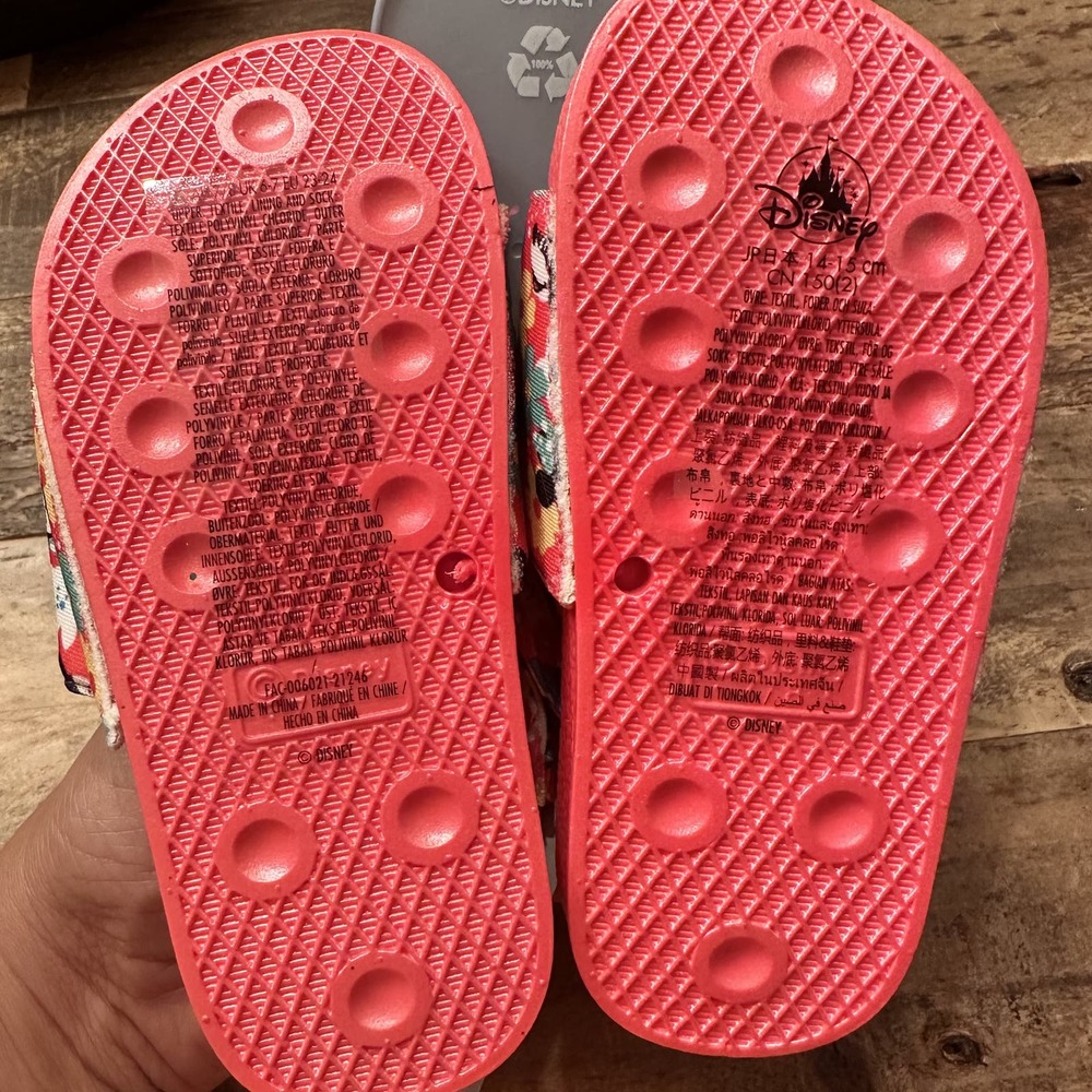 NWT Disney Minnie Mouse Slide Sandal Toddler Girls Size 7/8 - Picture 5 of 6